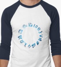 Camiseta ¾ estilo béisbol Final Fantasy - Hora final (azul)