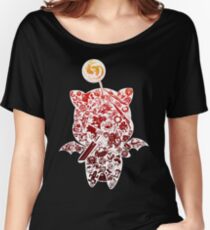 Final Fantasy Moogle-verse (red) Women's Relaxed Fit T-Shirt