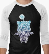 Moogle-verse (blue) Baseballshirt für Männer