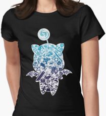Moogle-verse (blue) Women's Fitted T-Shirt