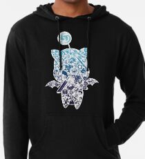 Moogle-verse (blue) Lightweight Hoodie