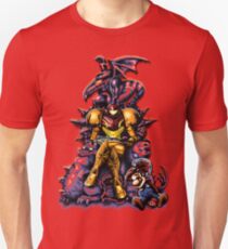 Metroid - The Huntress Throne (with Mario) Unisex T-Shirt