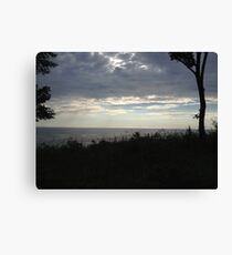 Lake Michigan sunset Canvas Print