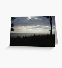Lake Michigan sunset Greeting Card