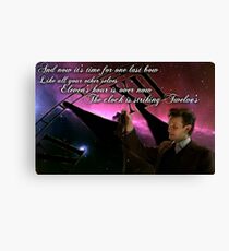 The Clock Is Striking Twelve's Canvas Print
