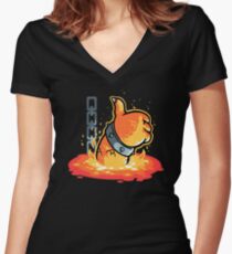 I'll be back Women's Fitted V-Neck T-Shirt