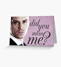 Moriarty Miss Me Card Grußkarte