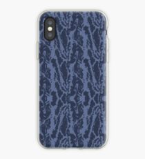 Blue Tiger Camo iPhone Case