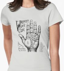 Palmreading - Vintage palmistry - Fortunetelling - NewAge - Tarot - Psychic Women's Fitted T-Shirt