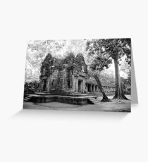 Ta Prohm Temple in Siam Reap Greeting Card