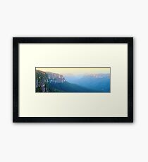 Govetts Leap, Blue Mountains, New South Wales, Australia Framed Print