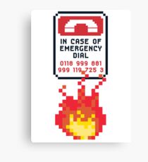For Better Looking Responders Dial... Canvas Print