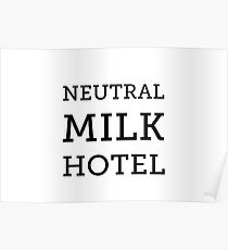 Neutral Milk Hotel - Black Poster