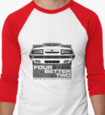 Vier Augen sind besser als zwei Baseballshirt mit 3/4-Arm
