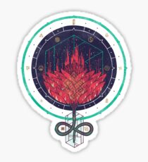Fading Dahlia Sticker