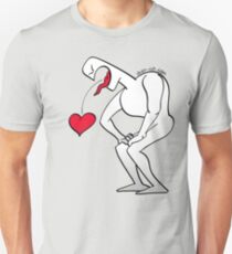 Man Vomiting a Heart Unisex T-Shirt