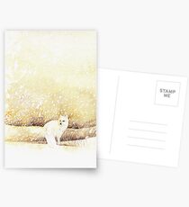 Arctic Fox in the Snow Postcards