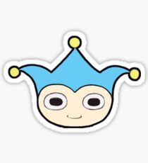 Pegatina Mascota azul del tejón
