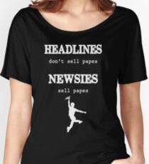 Newsies Sell Papes Women's Relaxed Fit T-Shirt
