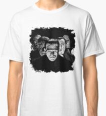 Classic Monsters Black & White POP! Classic T-Shirt