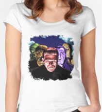 Classic Monsters COLOR POP! Women's Fitted Scoop T-Shirt
