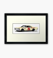 1966 Junior Johnson Ford Galaxie Framed Print