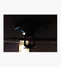 fire sprinkler, j Photographic Print
