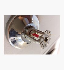 fire sprinkler, k Photographic Print