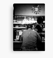 Diner Regular Canvas Print