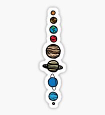 Planets Colour Sticker