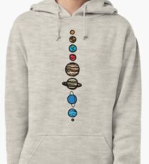 Planets Colour Pullover Hoodie