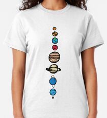 Planeten Farbe Classic T-Shirt