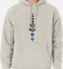 Planets Colour Pullover Hoodie