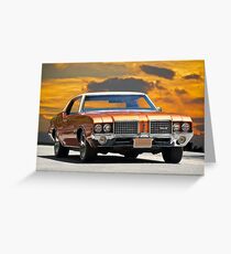 1971 Oldsmobile Cutlass Greeting Card