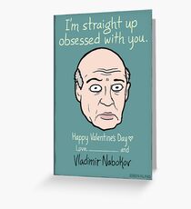 Vladimir Nabokov Greeting Card