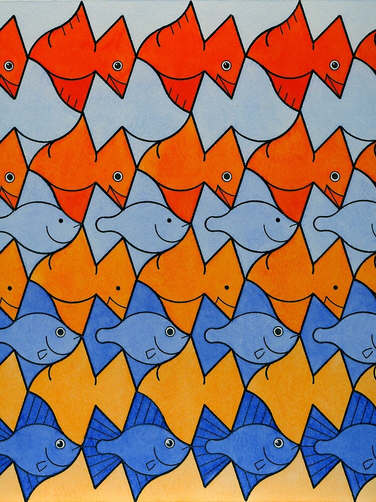 simple fish tessellation