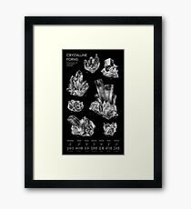 Crystalline Forms Framed Print
