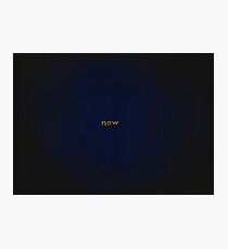 now Photographic Print