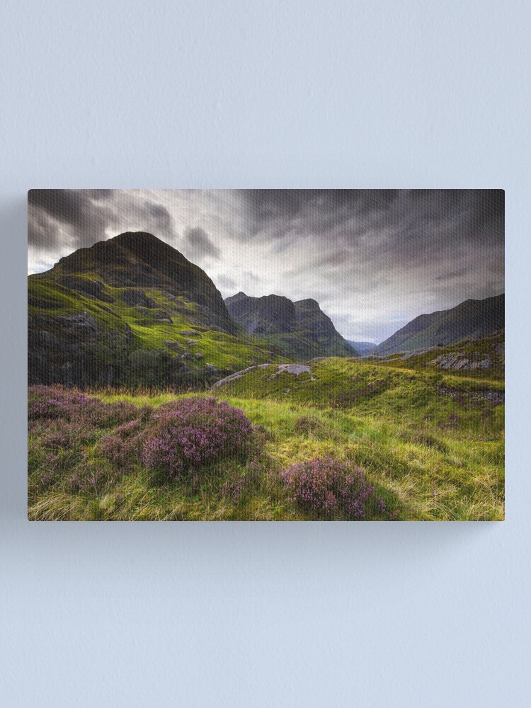 Alternate view of Scotland - Glencoe Heather Canvas Print