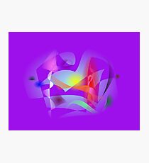Small World Purple Photographic Print