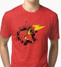 Raichu Splatter Tri-blend T-Shirt