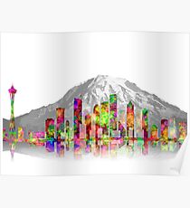 SEATTLE SKYLINE Poster
