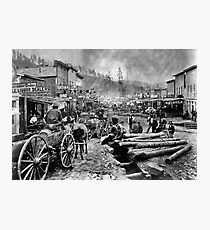 SOUTH DAKOTA's DEADWOOD CITY c. 1876 Photographic Print