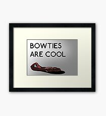 Bowties are cool. Framed Print