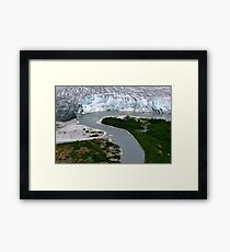 Glacial Rivers Framed Print