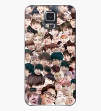 BTS / Bangtan Sonyeondan - Gesichter Hülle & Klebefolie für Samsung Galaxy