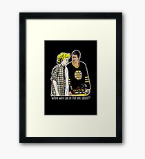 Happy Gilmore - "Where were you" Framed Print