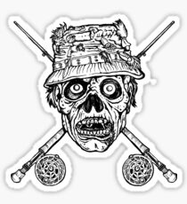 Fishing Zombie Sticker