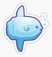 Kawaii Sunfish Sticker