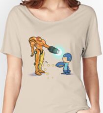 Samus Vs Mega Women's Relaxed Fit T-Shirt